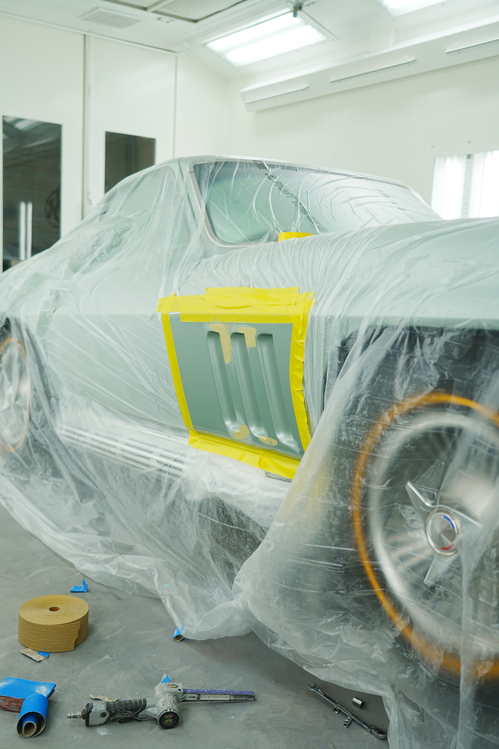 Dent and scratch removal during collision repair at RBR Restoration